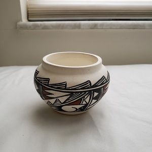 Hand Painted Abstract Bohemian Design Small Bowl